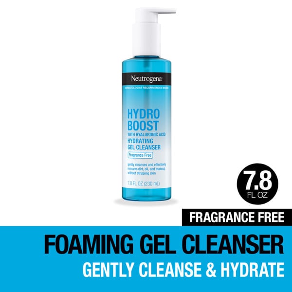 Neutrogena Hydro Boost Fragrance Free Foaming Face Wash hero