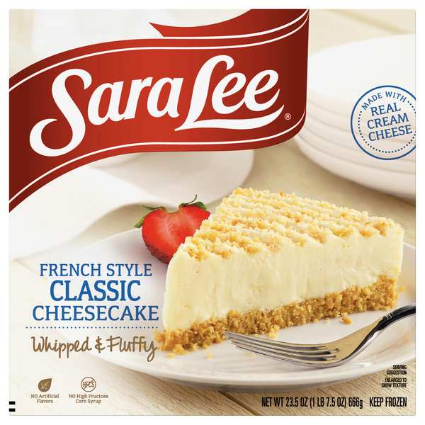 Frozen Dessert Sara Lee Cheesecake, French Style Classic hero