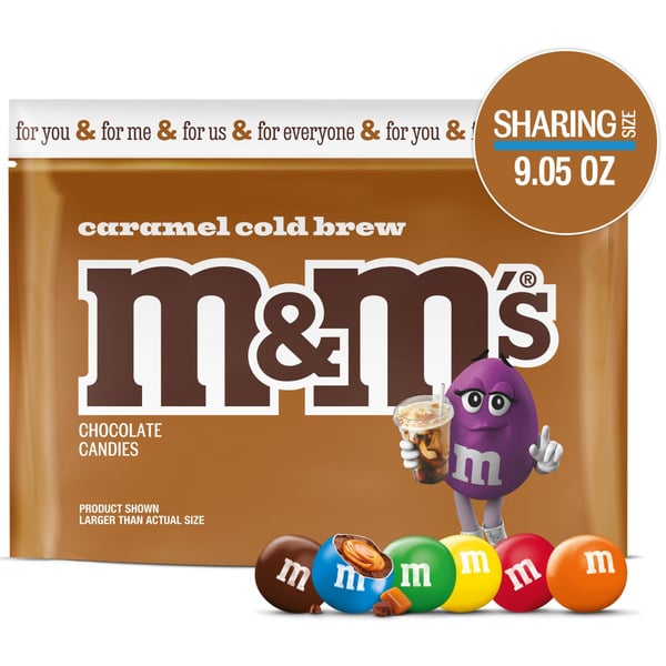 Candy, Chocolate & Gum M&M's Caramel Cold Brew Chocolate Candy, Sharing Size hero