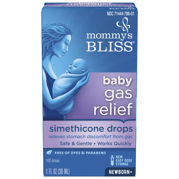 Baby First Aid & Vitamins Mommy's Bliss Baby Gas Relief, Simethicone Drops, Newborn + hero