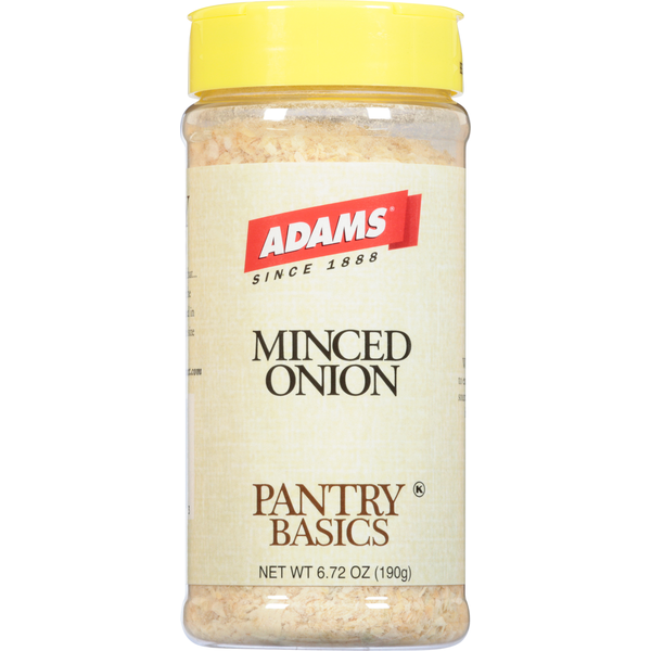 Spices & Seasonings Adams Minced Onion, Pantry Basics hero