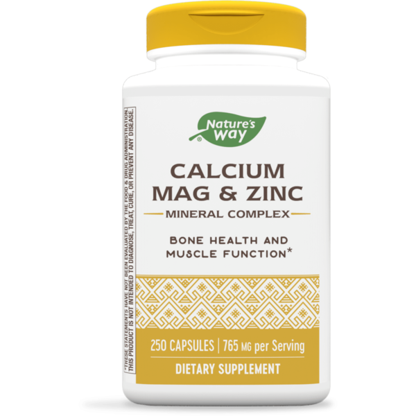 Vitamins & Minerals Nature's Way Calcium-Magnesium-Zinc hero