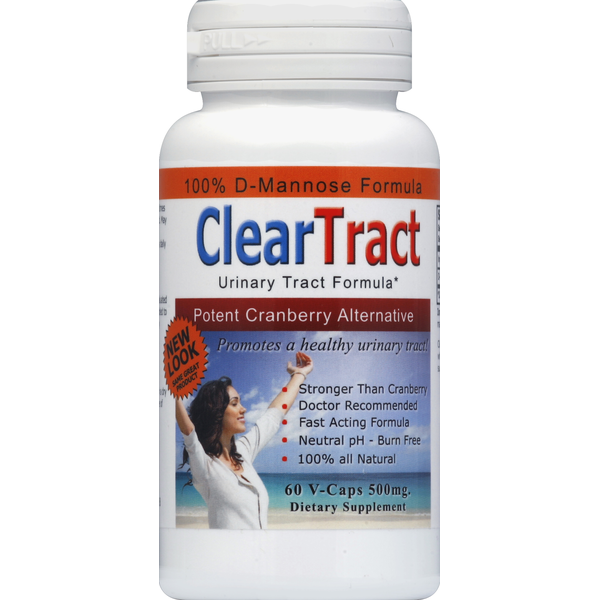 Vitamins & Supplements Cleartract Urinary Tract Formula, 500 mg, V-Caps hero