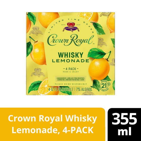 Spirits Crown Royal Whisky Lemonade Cocktail hero