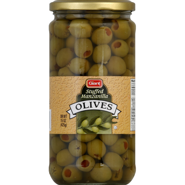 Pickled Goods & Olives Store Brand Olives, Stuffed Manzanilla hero