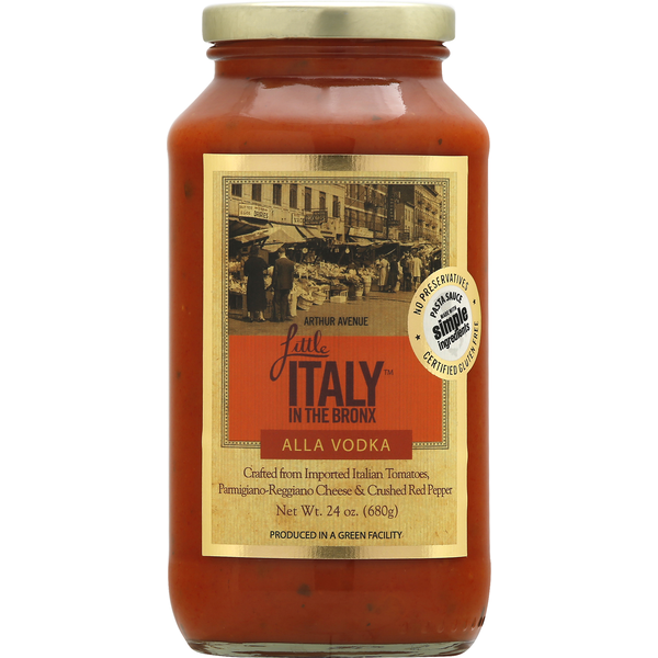 Pasta Sauce The Real Little Italy on Arthur Avenue in the Bronx Pasta Sauce, Alla Vodka hero