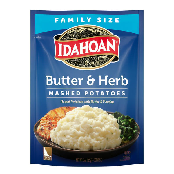 Instant Foods Idahoan® Butter & Herb Mashed Potatoes hero