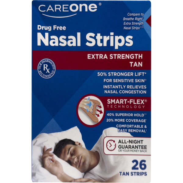 Cold, Flu & Allergy CareOne Extra Strength Nasal Strips Tan hero