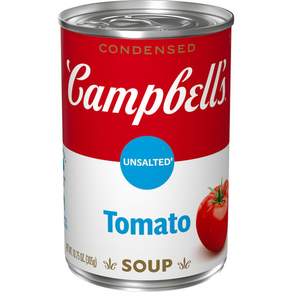 Campbell's Unsalted Tomato Soup hero