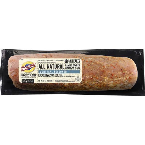 Packaged Meat Hatfield Pork Loin Filet, Montreal Seasoned hero