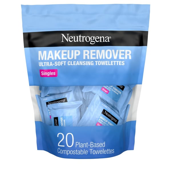 Beauty Neutrogena Cleansing Makeup Remover Wipes, Individually Wrapped hero