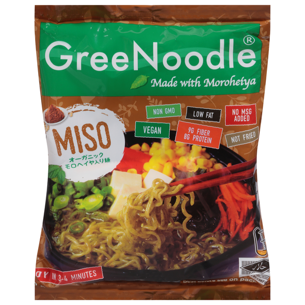 Asian Foods GreeNoodle Noodles, Miso hero