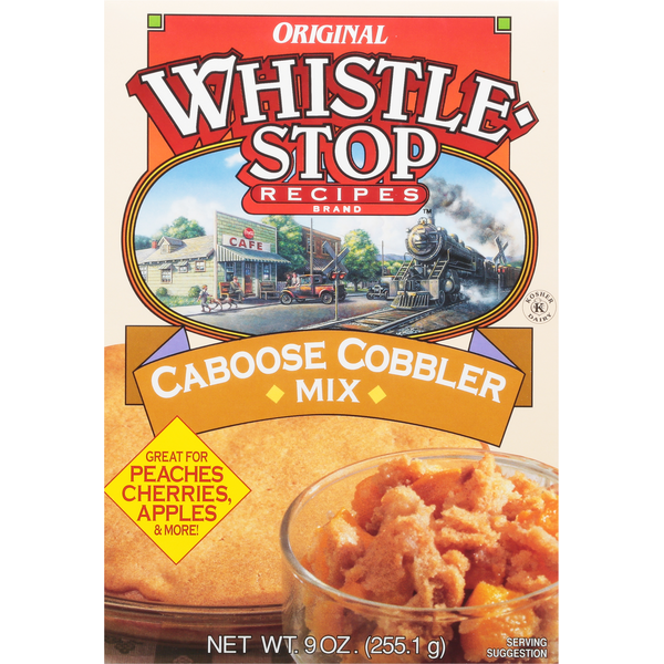 Hot Cereal & Pancake Mixes Whistle Stop Mix, Caboose Cobbler, Original hero