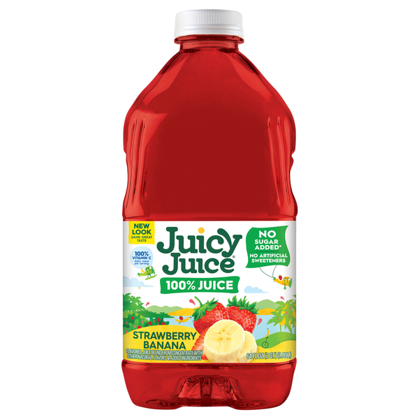 Juice & Nectars Juicy Juice Strawberry Banana hero