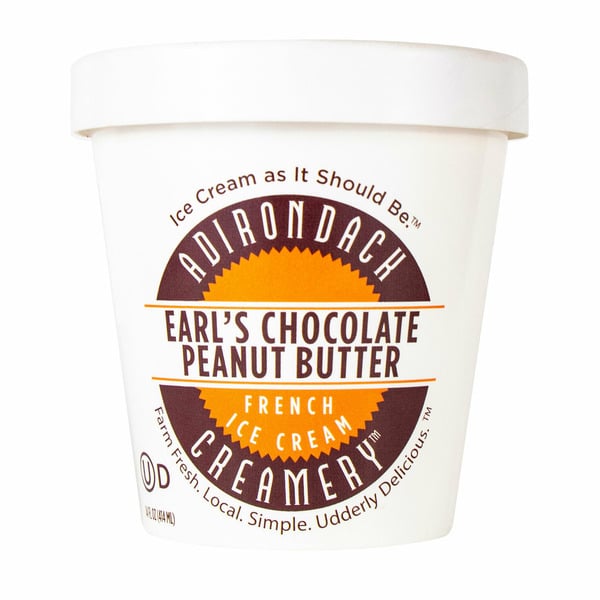 Ice Cream & Ice Adirondack Creamery Ice Cream Earl's Chocolate Peanut Butter hero