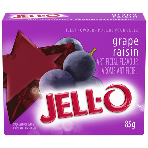 Doughs, Gelatins & Bake Mixes Jell-O Grape Jelly Powder Gelatin Mix hero