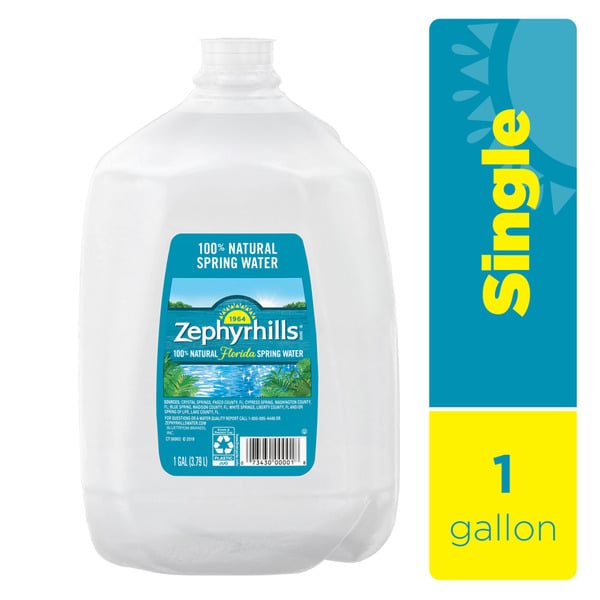 Water, Seltzer & Sparkling Water Zephyrhills Natural Florida Spring Water hero