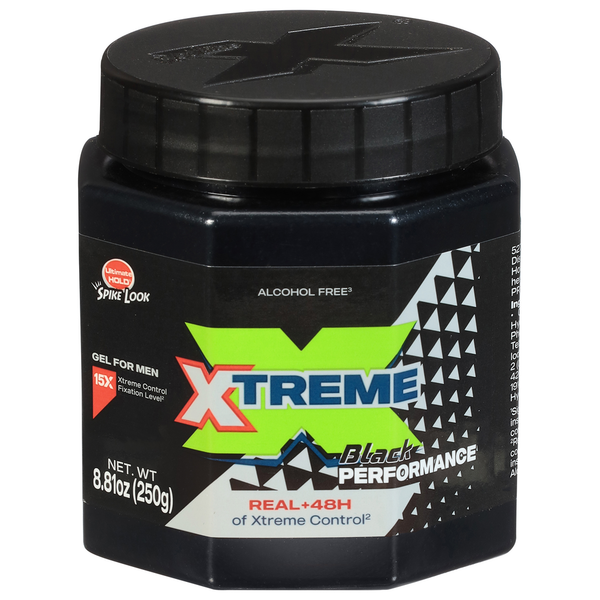 Hair Care Xtreme Styling Gel, Black Performance hero