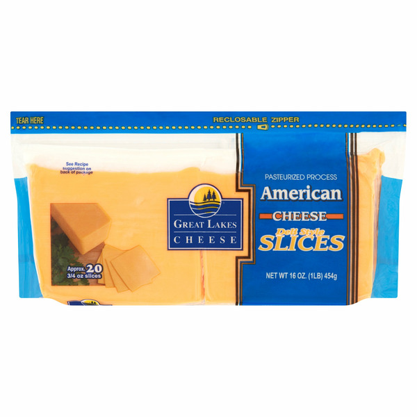 Packaged Cheese Great Lakes Cheese Deli Style Slices American Cheese hero