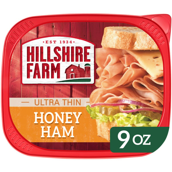 Lunch Meat-Prepackaged Hillshire Farm Ultra Thin Sliced Lunchmeat, Honey Ham hero