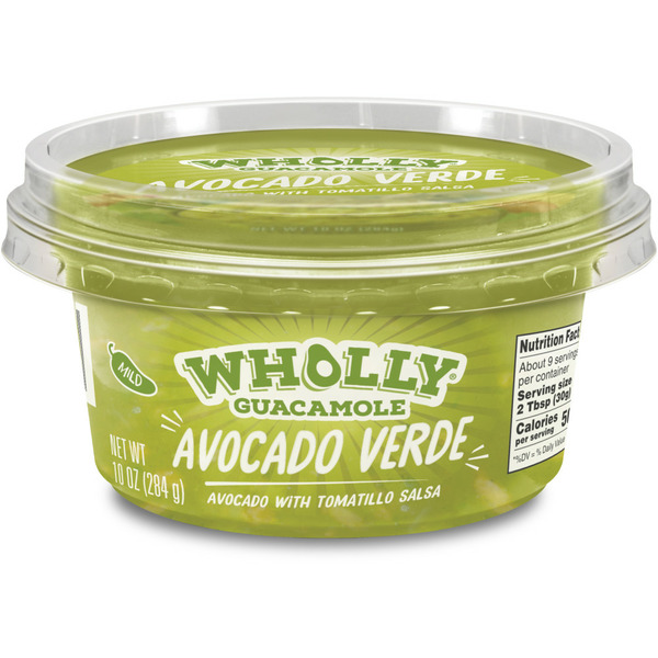 Fresh Dips , Salsa & Tapenades Wholly Guacamole Avocado Verde Salsa hero