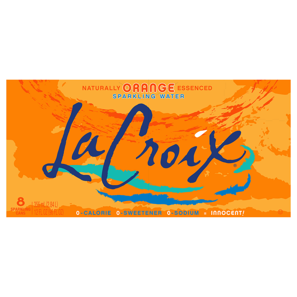 Water, Mixers & Sparkling Water LaCroix Sparkling Water, Orange hero