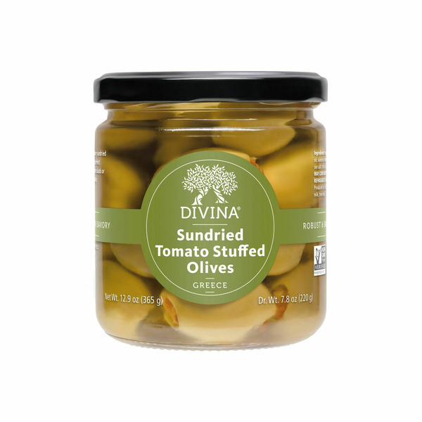 Pickled Goods & Olives Divina Sundried Tomato Stuffed Olives hero