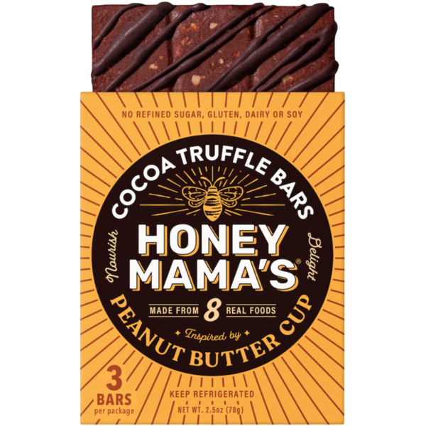 Honey Mama's Cocoa Truffle Bar, Peanut Butter Cup hero