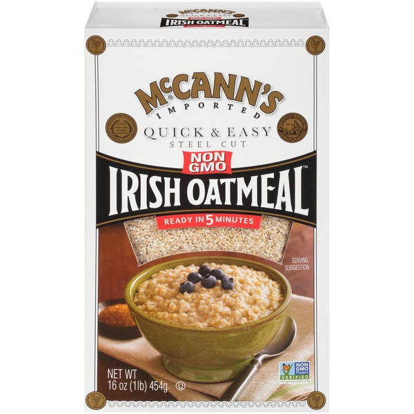 Hot Cereal & Pancake Mixes McCann's Imported Quick & Easy Steel Cut Irish Oatmeal hero