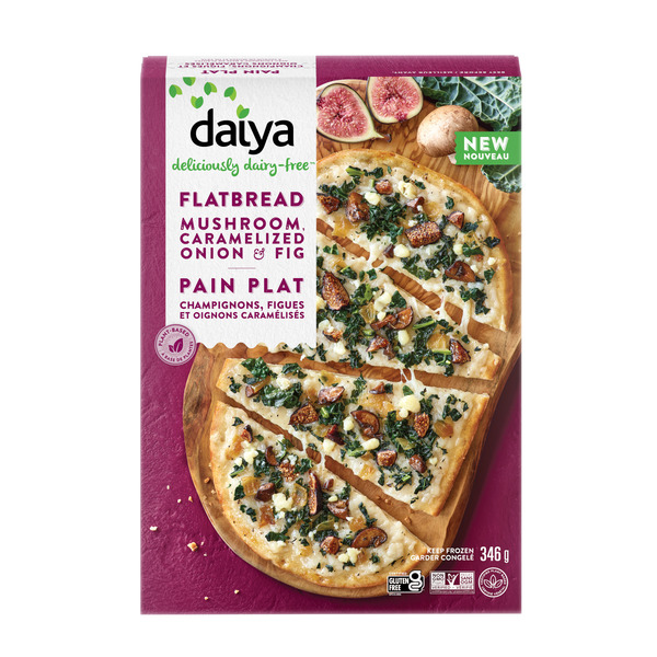 Daiya Mushroom, Caramelized Onion & Fig Flatbread Pizza hero