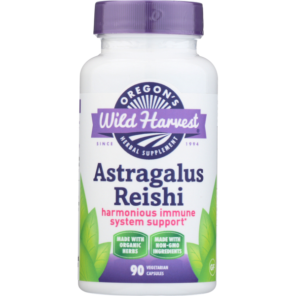 Vitamins & Supplements Oregon's Wild Harvest Astragalus Reishi 90 Vc hero