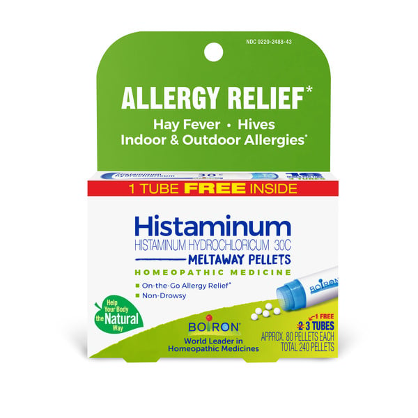 Cold, Flu & Allergy Boiron Histaminum Hydrochloricum 30C, Homeopathic Medicine for Allergy Relief hero