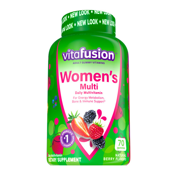 Vitamins & Supplements vitafusion Women’s Supercharged Multi Dietary Supplement Gummies hero