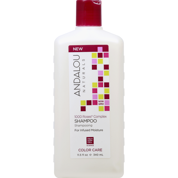 Hair Care Andalou Naturals Shampoo, Color Care, 1000 Roses Complex hero