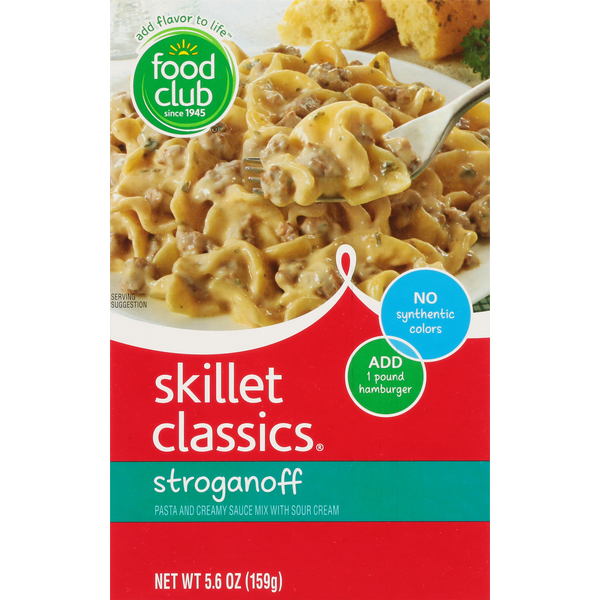 Prepared Meals Food Club Skillet Classics, Stroganoff hero