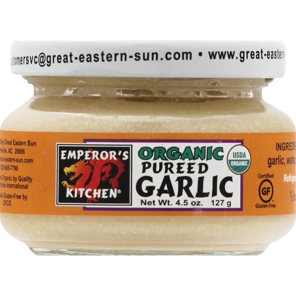 Spices & Seasonings Emperor's Kitchen Garlic, Organic, Pureed hero