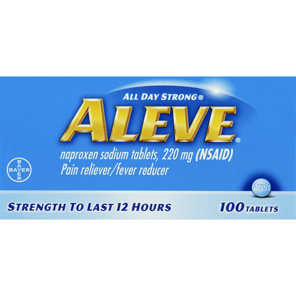 Muscles, Joints & Pain Relief Aleve Pain Reliever/Fever Reducer, 220 mg, Tablets hero