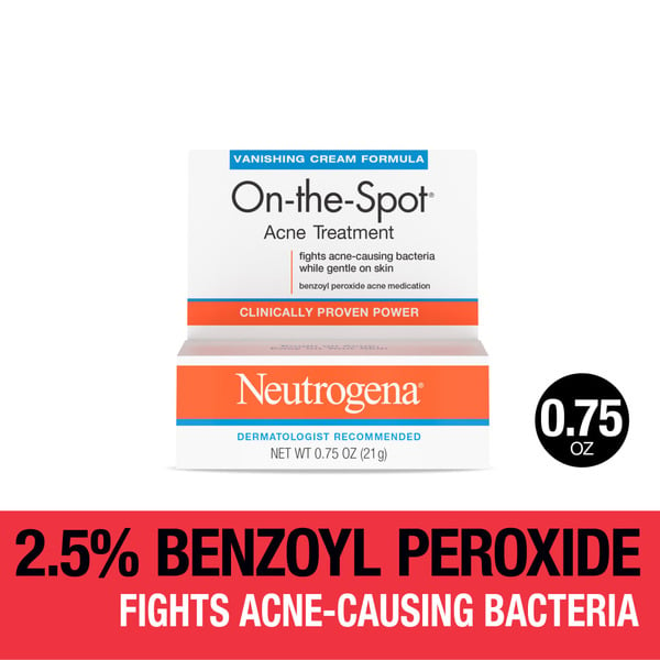 Facial Care Neutrogena On-The-Spot Acne Treatment, 2.5% Benzoyl Peroxide hero