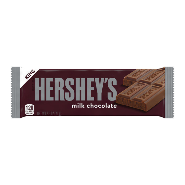 Candy, Chocolate & Gum Hershey's Milk Chocolate King Size Candy hero