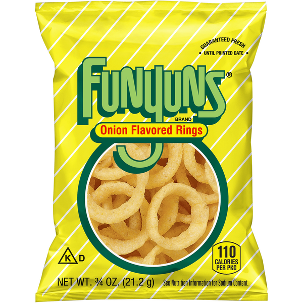 Chips & Pretzels Funyuns Regular Flavor Onion Flavored Rings hero