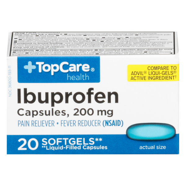 Muscles, Joints & Pain Relief TopCare Ibuprofen, 200 mg, Softgels hero