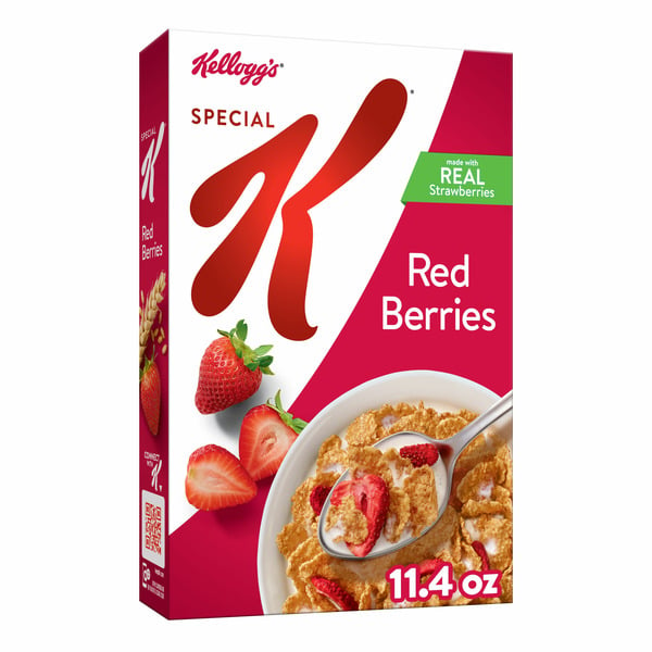 Kellogg’s Special K Breakfast Cereal, Fiber Cereal, Family Breakfast, Red Berries hero