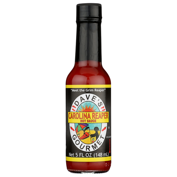 Condiments Dave's Gourmet Sauce Hot Carolina Reaper hero