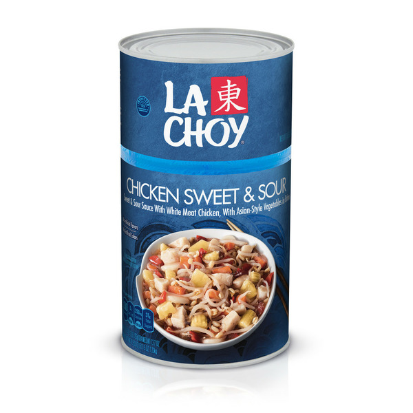 Asian Foods La Choy Chicken Sweet & Sour With White Meat Chicken & Asian-style Vegetables hero