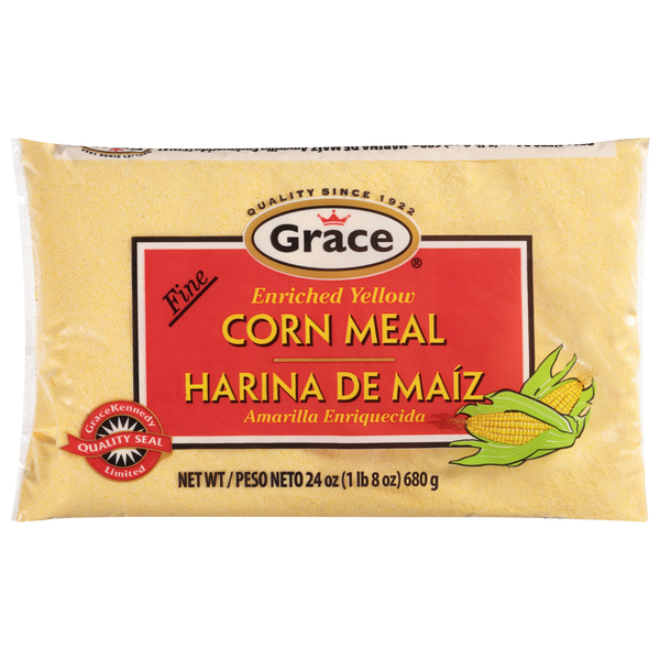 More International Foods Grace Corn Meal, Enriched Yellow, Fine hero