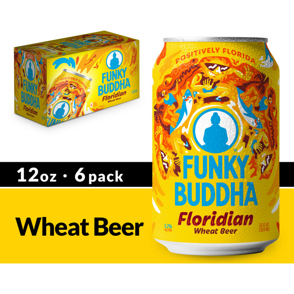 Craft Beer Funky Buddha Floridian Wheat Craft Beer Cans hero