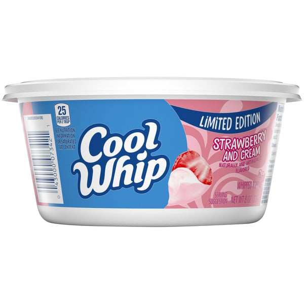 Other Creams & Cheeses Cool Whip Limited Edition Strawberry and Cream Whipped Topping hero