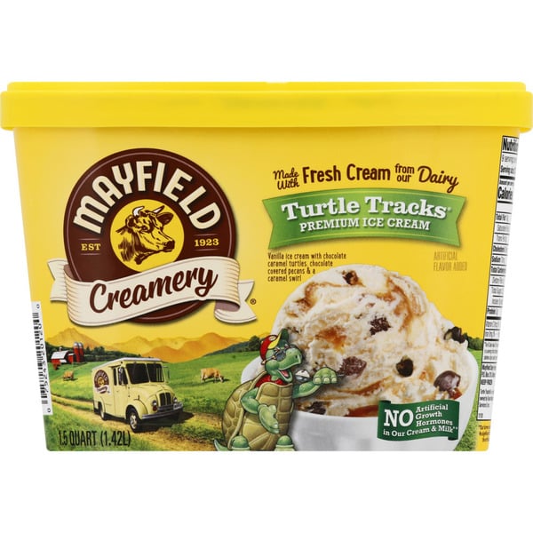 Ice Cream & Ice Mayfield Dairy Farms Turtle Tracks Ice Cream hero