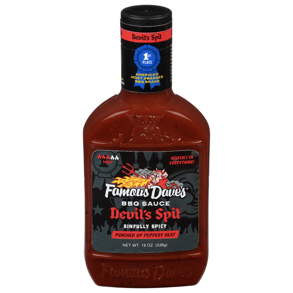 Marinades & Meat Preparation Famous Dave's BBQ Sauce, Devil's Spit hero