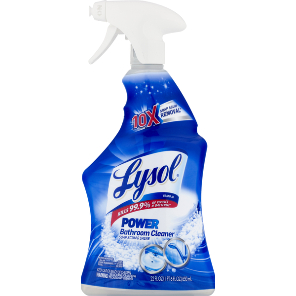 Cleaning Products Lysol Bathroom Cleaner, Power hero